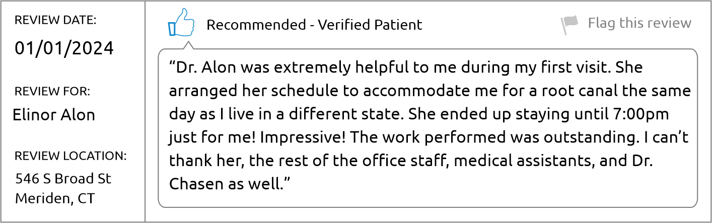 Dr. Elinor Alon - Brighter Patient review