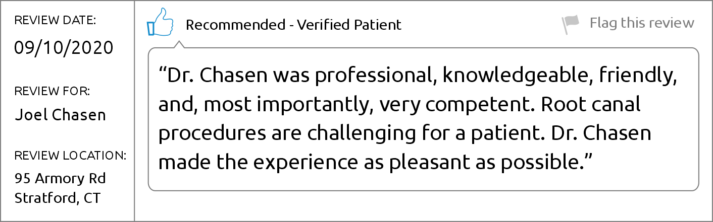 Dr. Joel Chasen - Brighter Patient Review