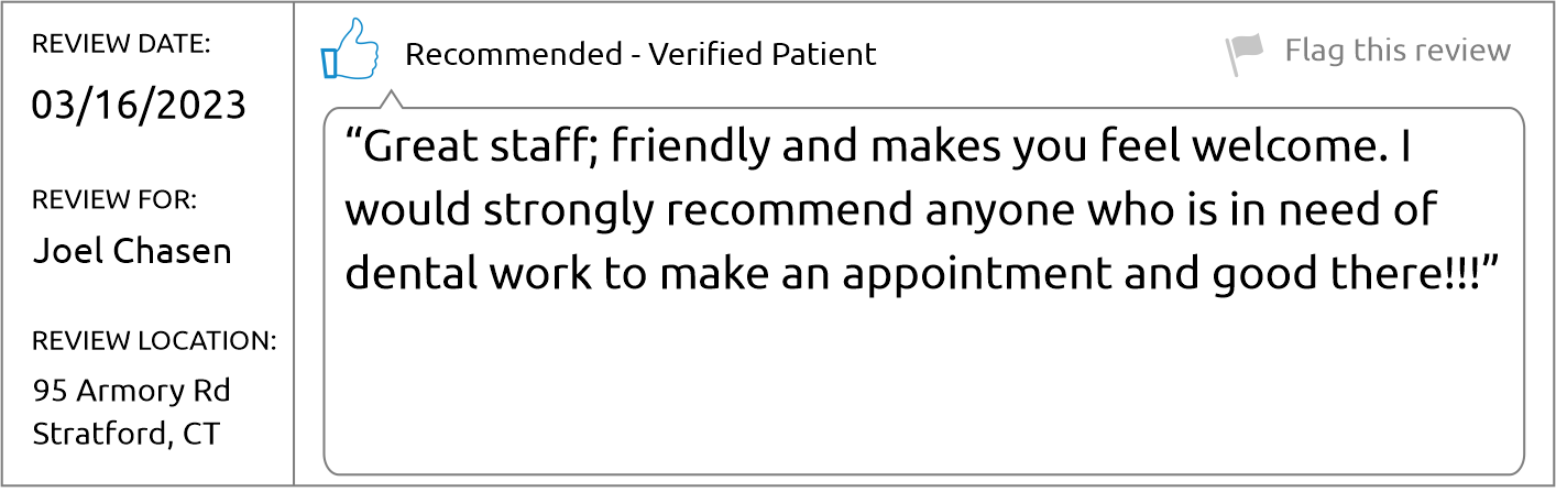 Dr. Joel Chasen - Brighter Patient Review