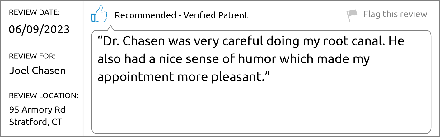 Dr. Joel Chasen - Brighter Patient Review
