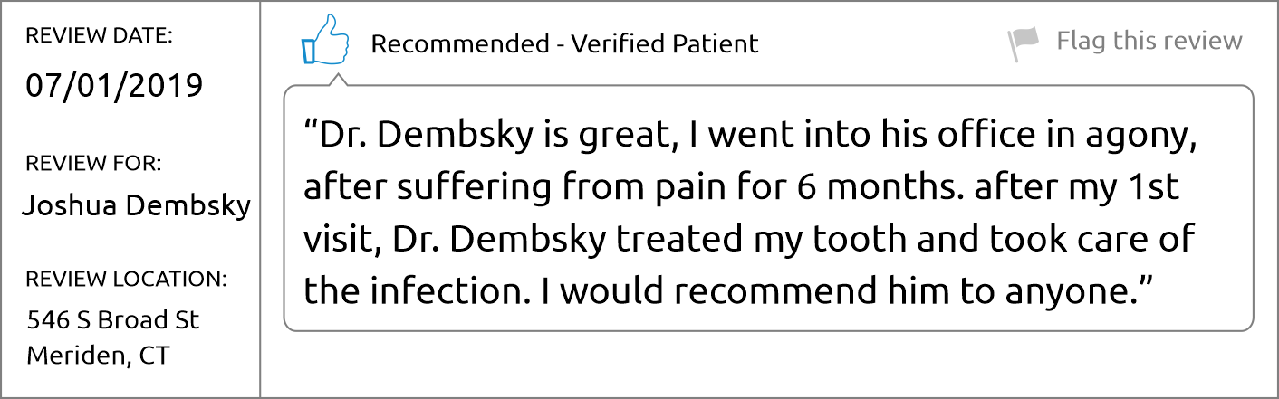 Dr. Joshua Demsbky - Brighter Patient review