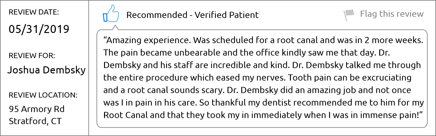 Dr. Joshua Demsbky - Brighter Patient review